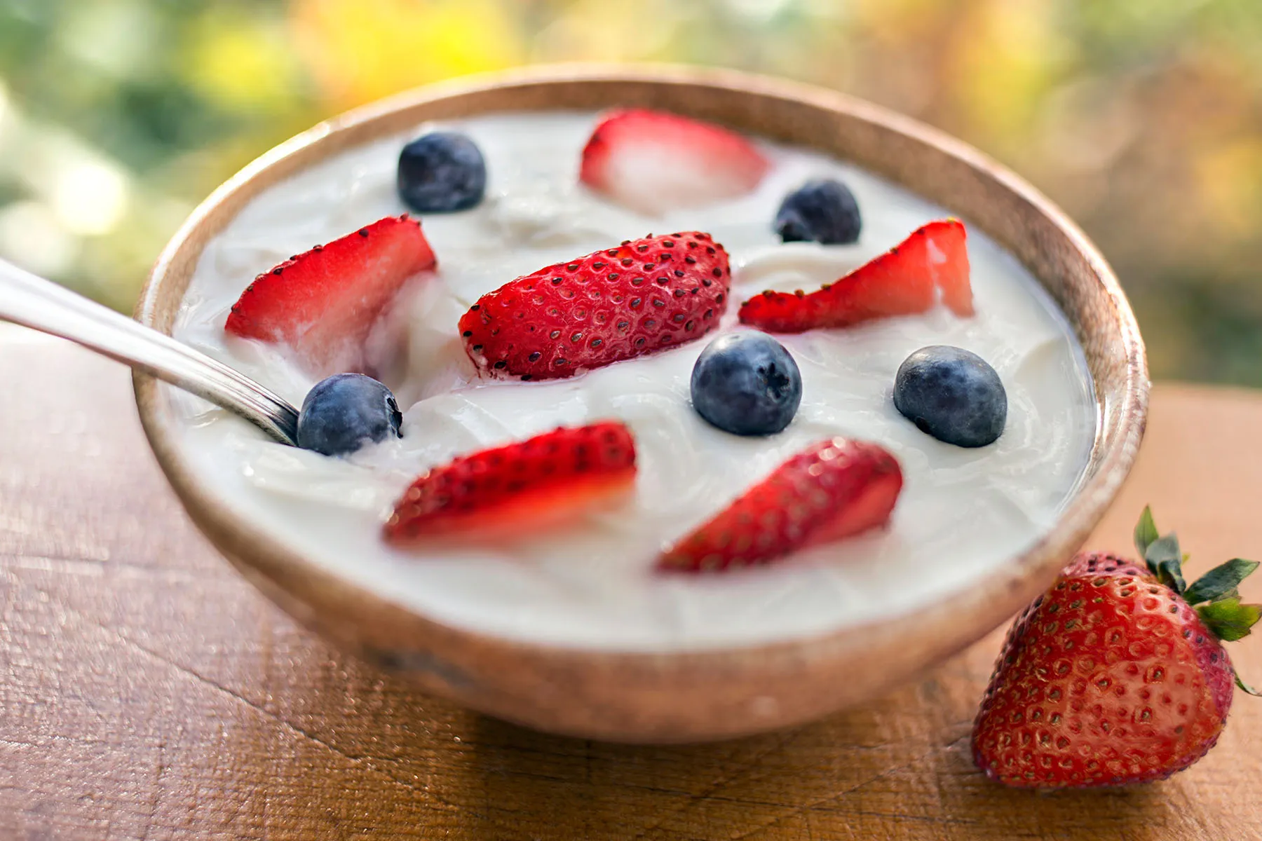 photo of yogurt with fruit